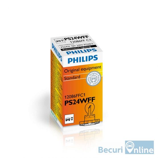 Bec proiectoare ceata PS24W Philips HiPer Vision, 12V, 24W