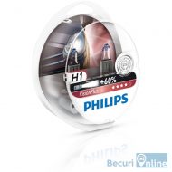 Becuri far H1 Philips Vision Plus 60, 12V, 55W, set 2 buc