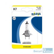 Bec far Narva H7 Standard, 12V, 55W, blister 1 bec